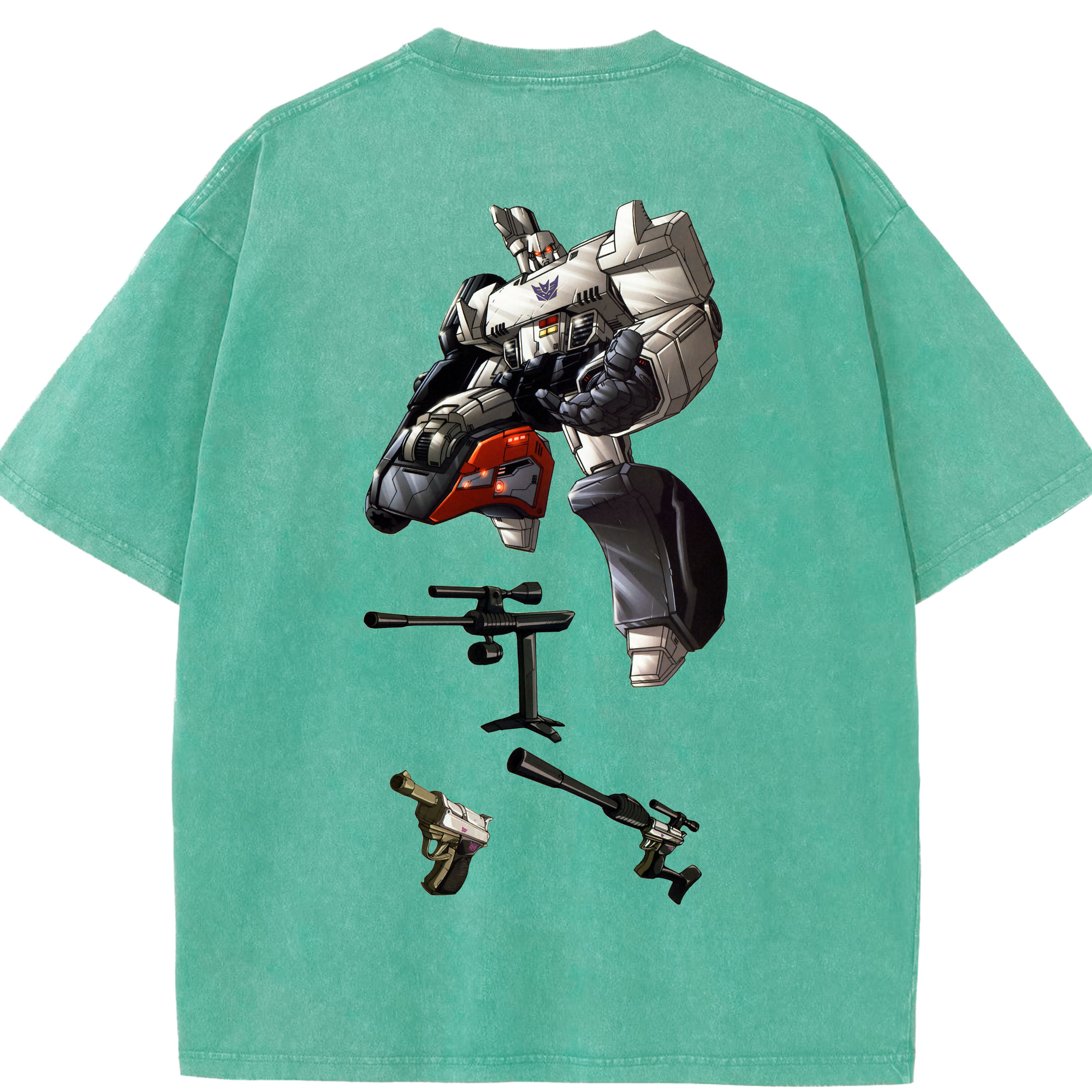 （画像用）  綿100% ヴィンテージ風 半袖Tシャツ（背面プリント）